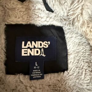 Lands' End Soft Gray Fleece